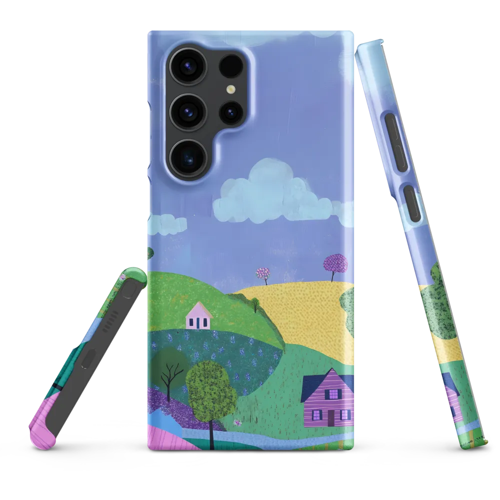 Whimsical Hills and Quaint Homes | Phone Case |  S23 Ultra | Snap Case | Matte