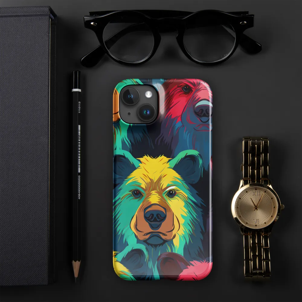 The Colorful Essence of Bears | Phone Case |  15 Plus | Snap Case | Glossy