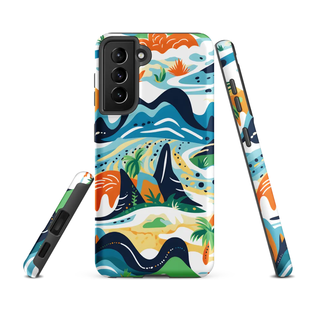 Abstract Tropical Landscape