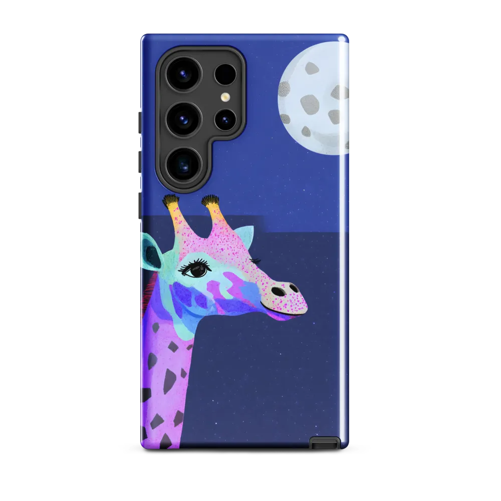 Whimsical Giraffe Under the Stars