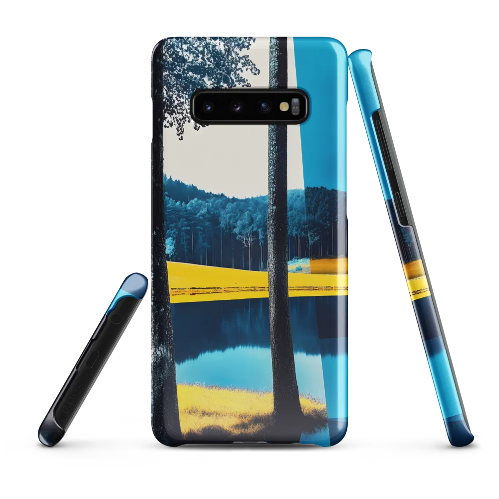 Tranquil Fusion of Nature and Geometry | Phone Case |  S10 Plus | Snap Case | Glossy