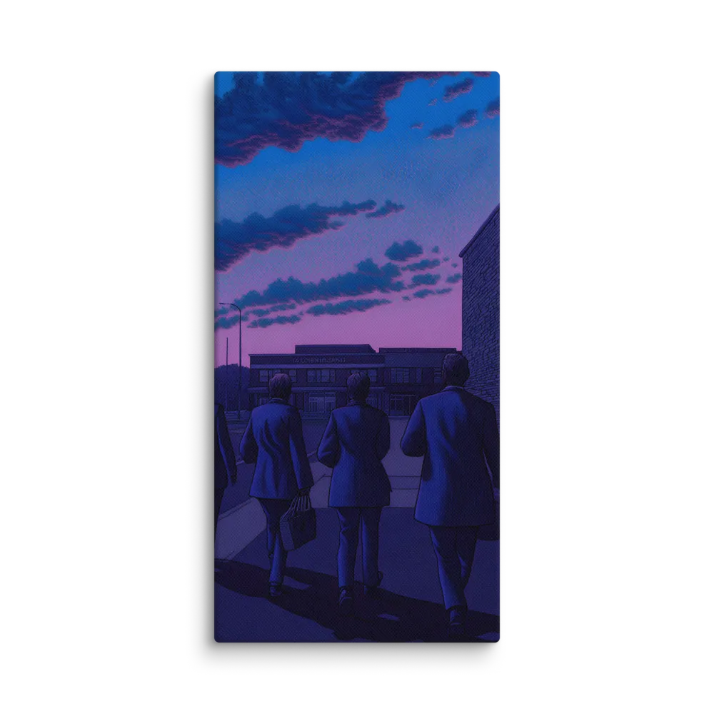 The Twilight Stroll | Canvas | 10″×20″