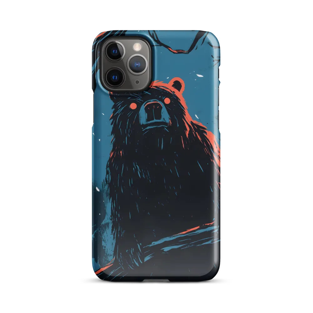 Eerie Majesty: A Bear in the Night