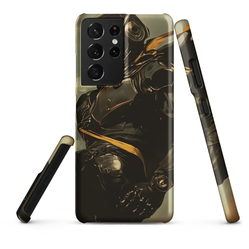 Ethereal Explorer: The Enigmatic Astronaut | Phone Case |  S21 Ultra | Snap Case | Matte