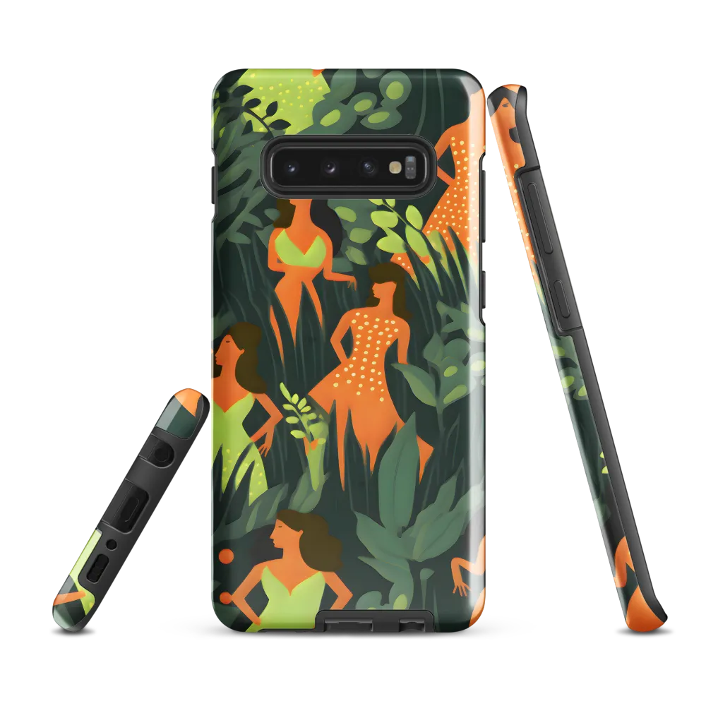 Playful Harmony in Patterns | Phone Case |  S10 Plus | Tough Case | Glossy