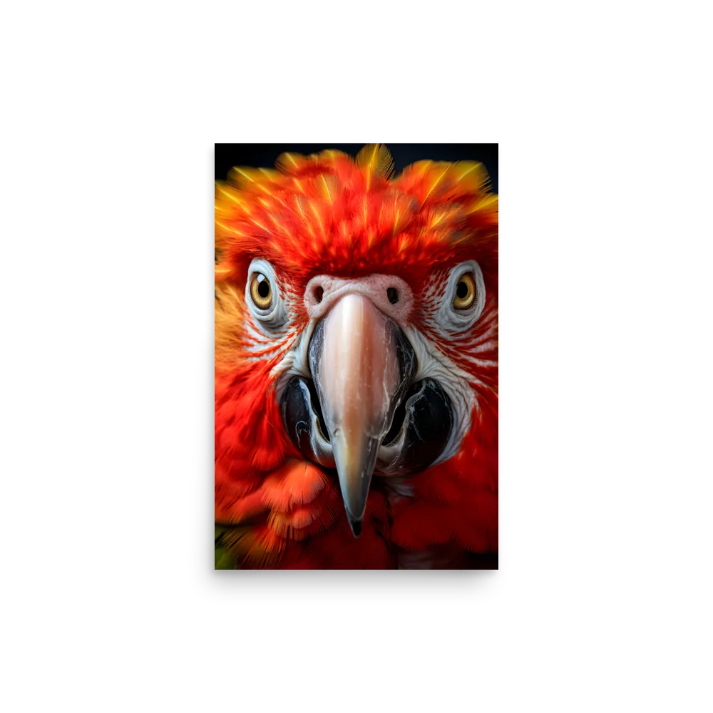 The Fiery Gaze of the Parrot