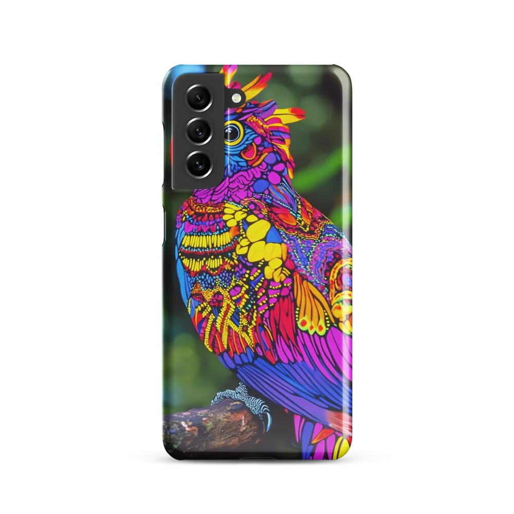 Vibrant Psychedelic Parrot