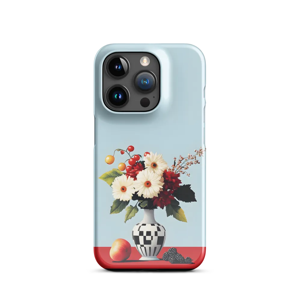Floral Symphony: A Modern Still Life | Phone Case |  15 Pro | Snap Case | Glossy