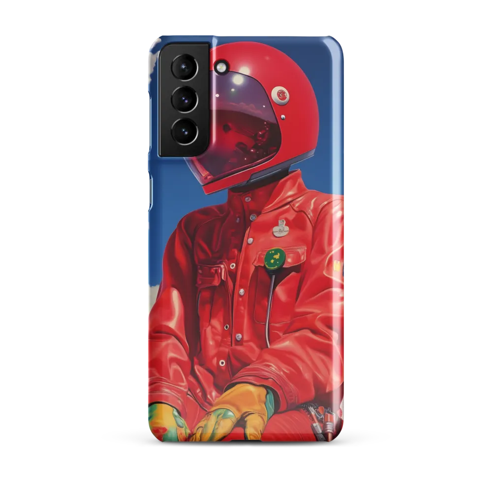 Astronaut in Crimson