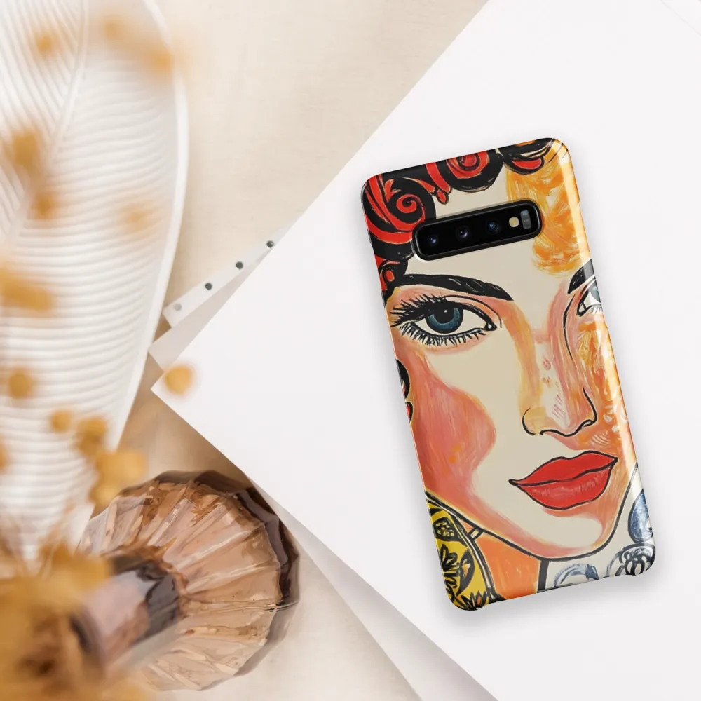 Fiery Elegance | Phone Case |  S10 Plus | Snap Case | Glossy