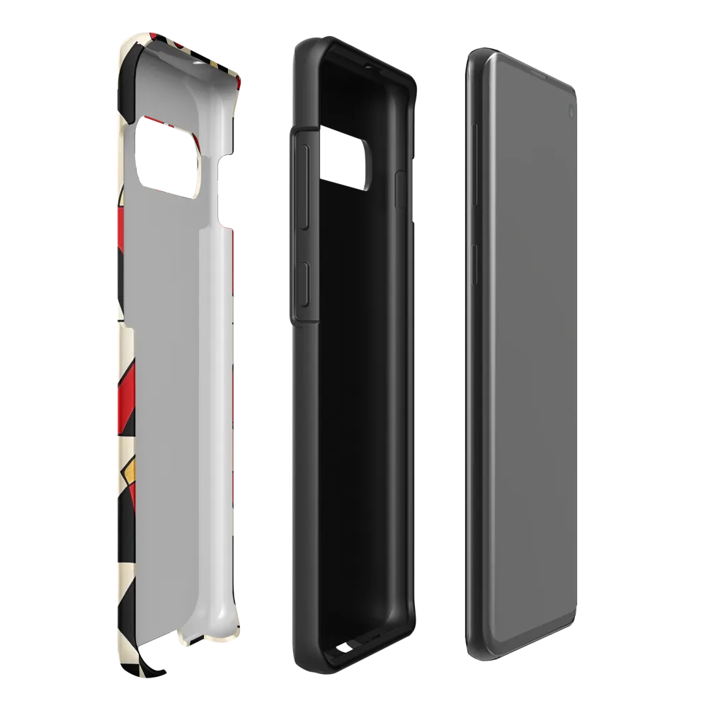 Dynamic Geometric Harmony | Phone Case |  S10 Plus | Tough Case | Matte