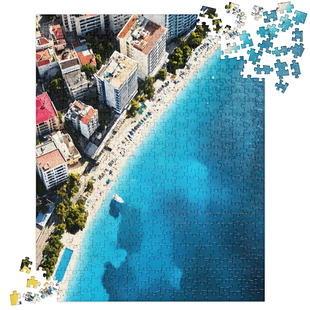 A Coastal Symphony of Urban Serenity | Jigsaw Puzzle | 520 pieces