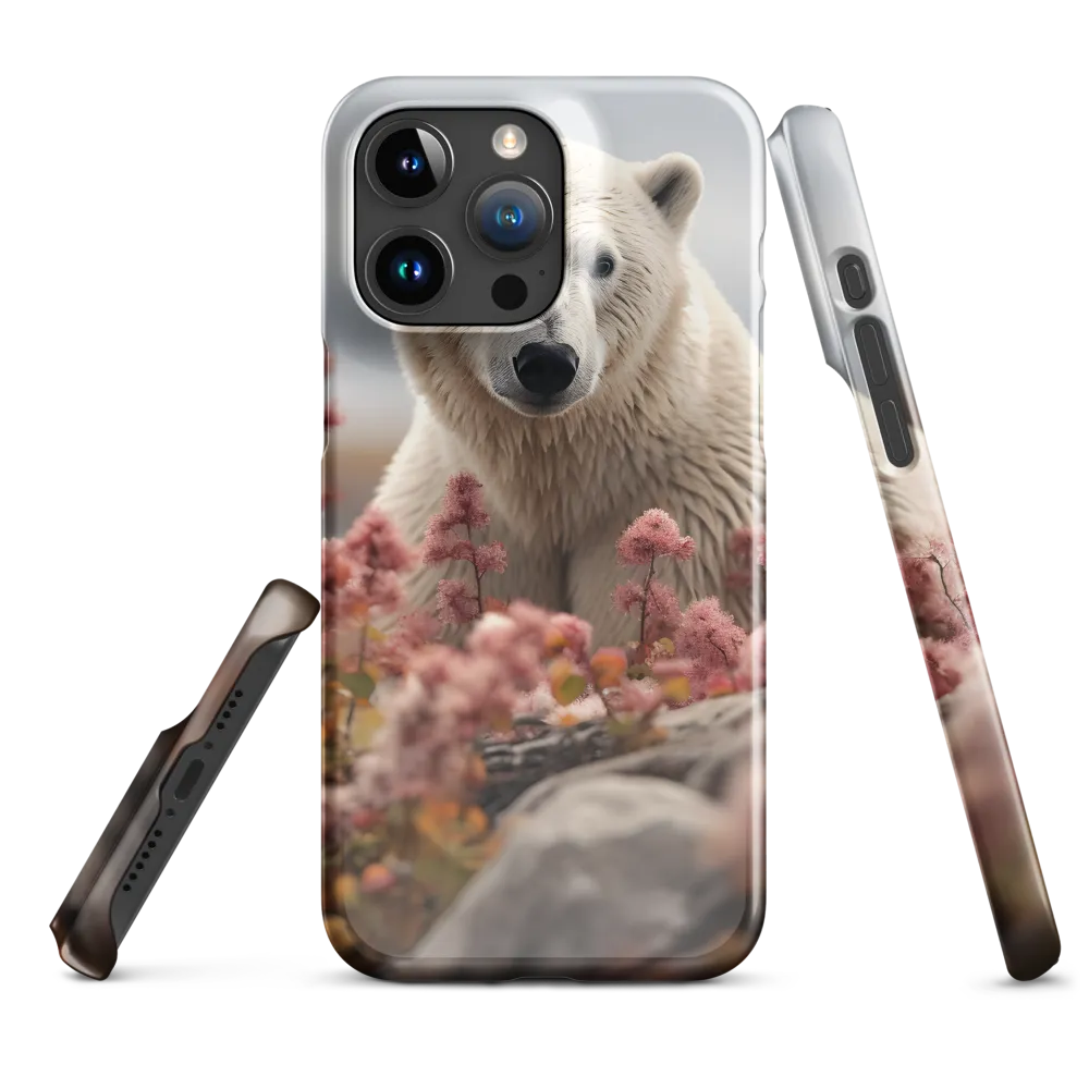 Curiosity Among Blooms: The Polar Bear
