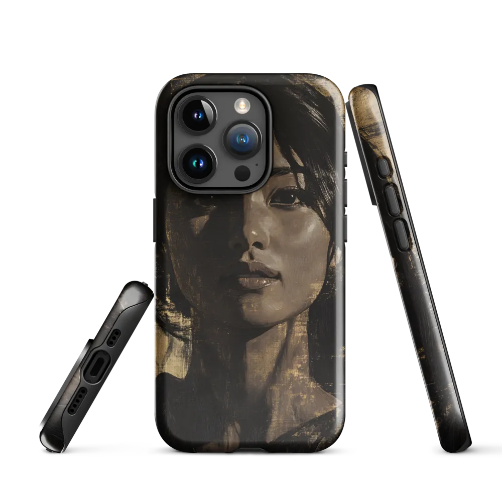 Golden Gaze: A Contemporary Portrait