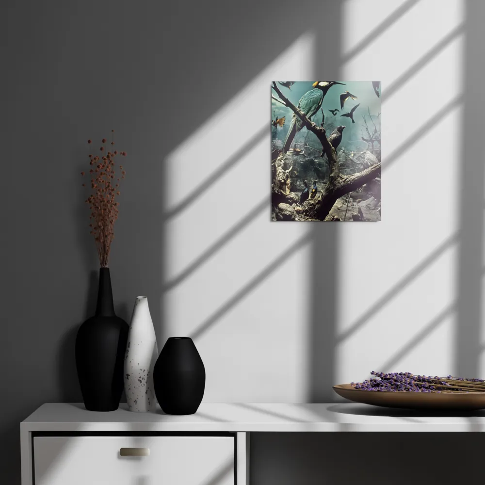 Whispers of the Avian Realm | Metal Print | 11″×14″