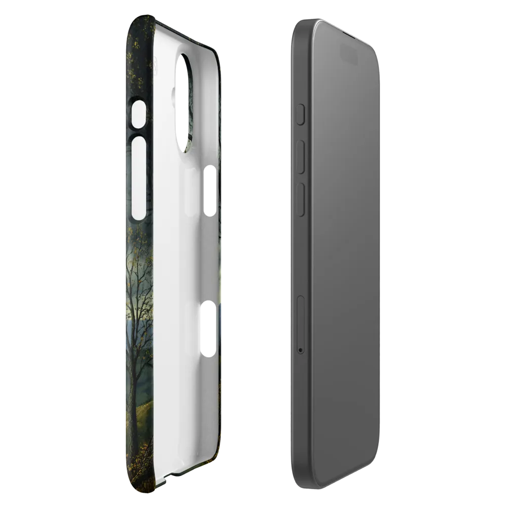 Nature's Embrace: A Tranquil Mountain Landscape | Phone Case |  16 Plus | Snap Case | Glossy