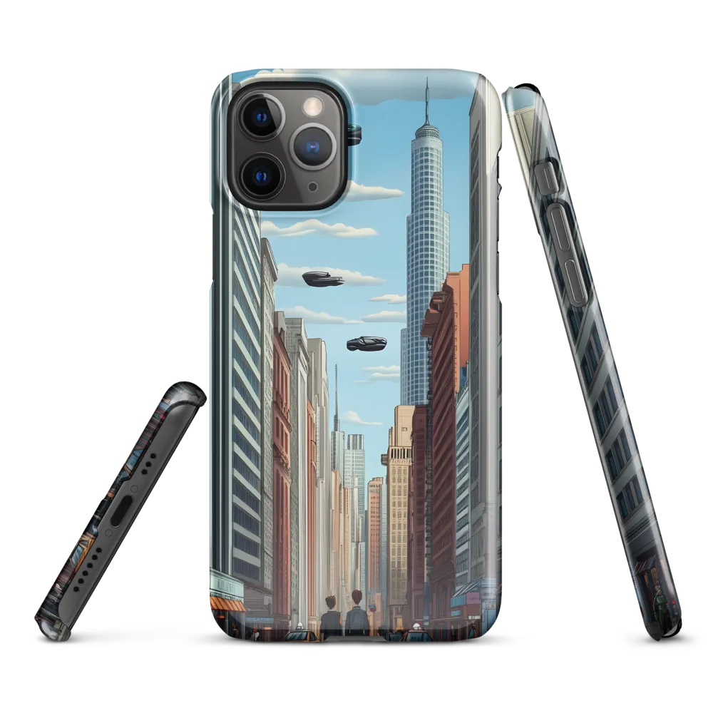 Futuristic Stroll through the Urban Skyline