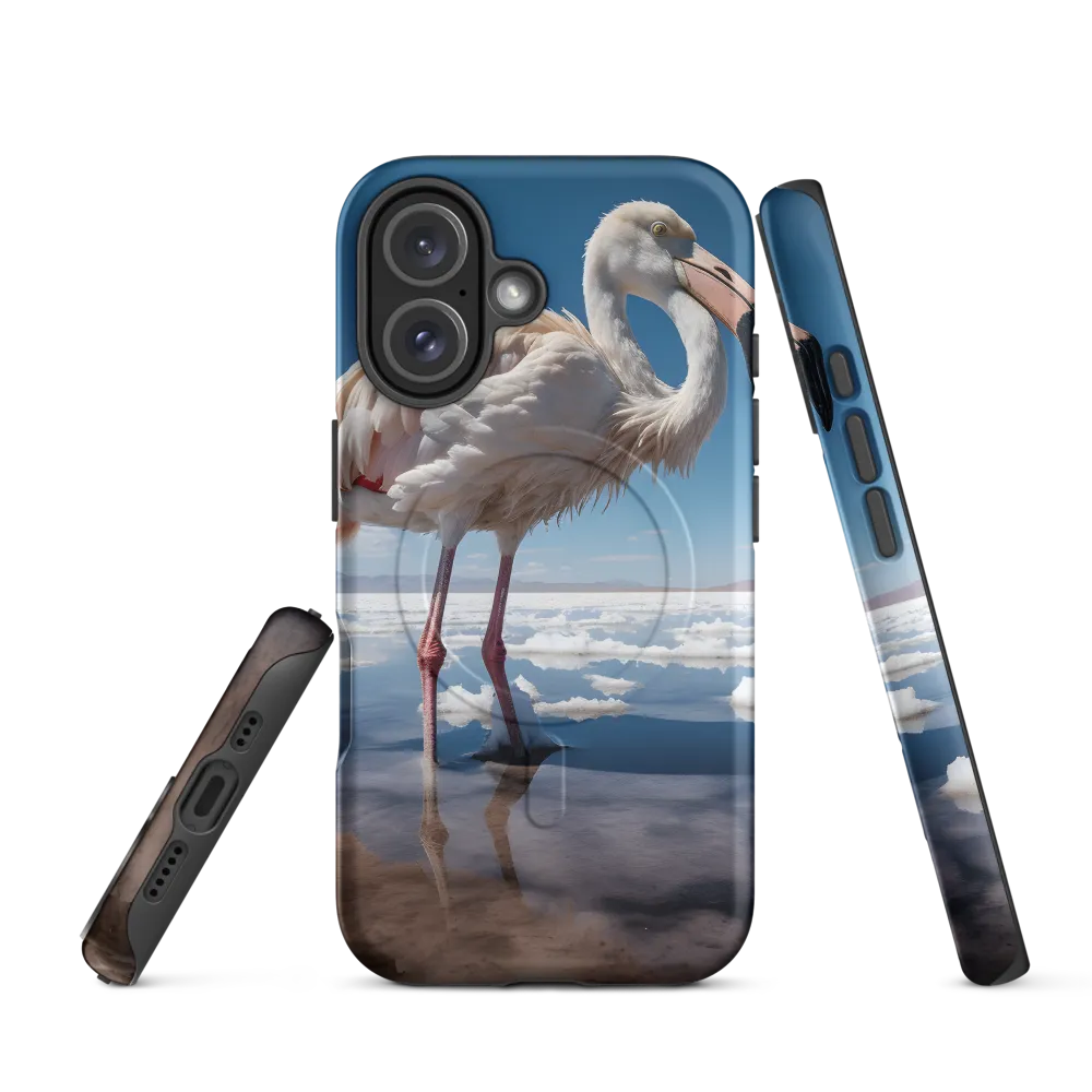 Graceful Solitude of a Flamingo