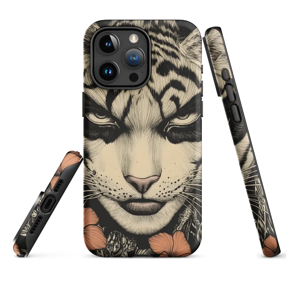 Feline Majesty: The Human-Leopard Connection | Phone Case |  15 Pro Max | Tough Case | Matte