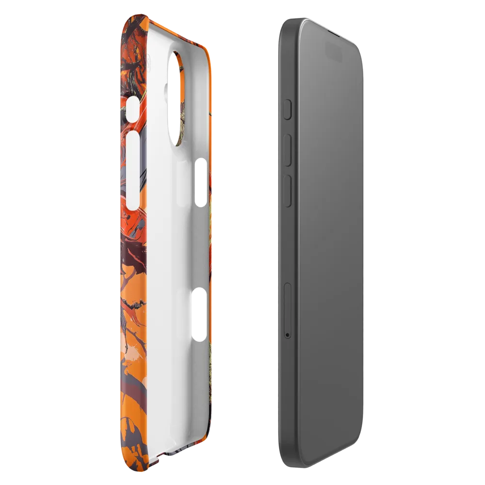 Life in Motion: An Abstract Tree | Phone Case |  16 Plus | Snap Case | Glossy