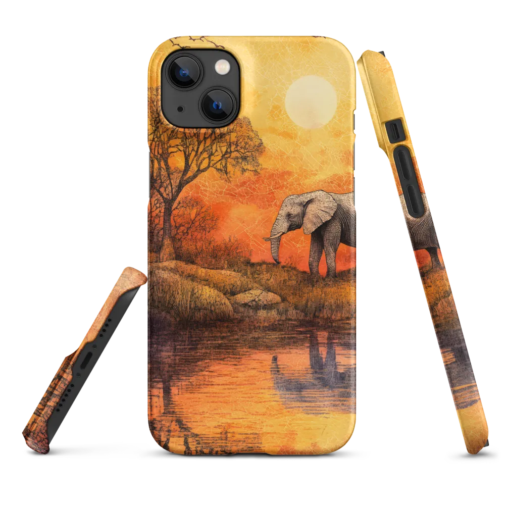 Elephant's Serenity at Dusk