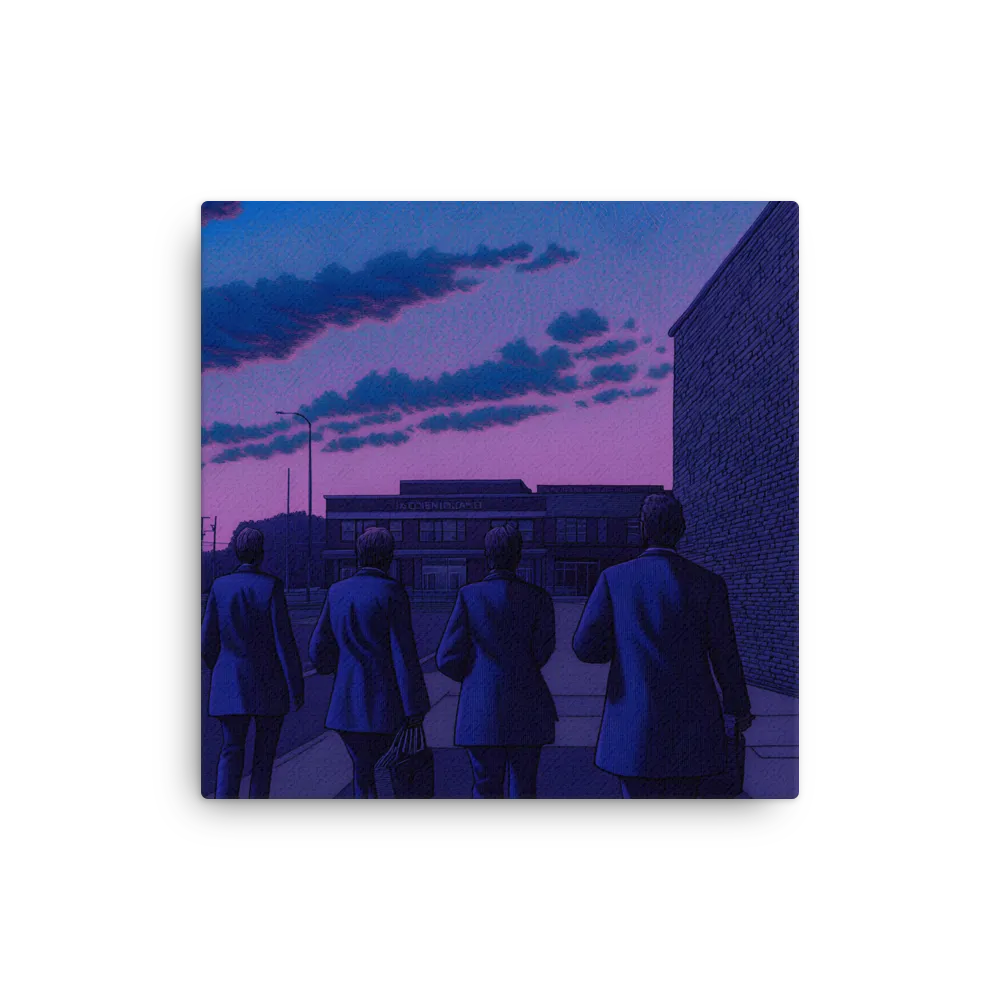 The Twilight Stroll | Thin Canvas | 12″×12″