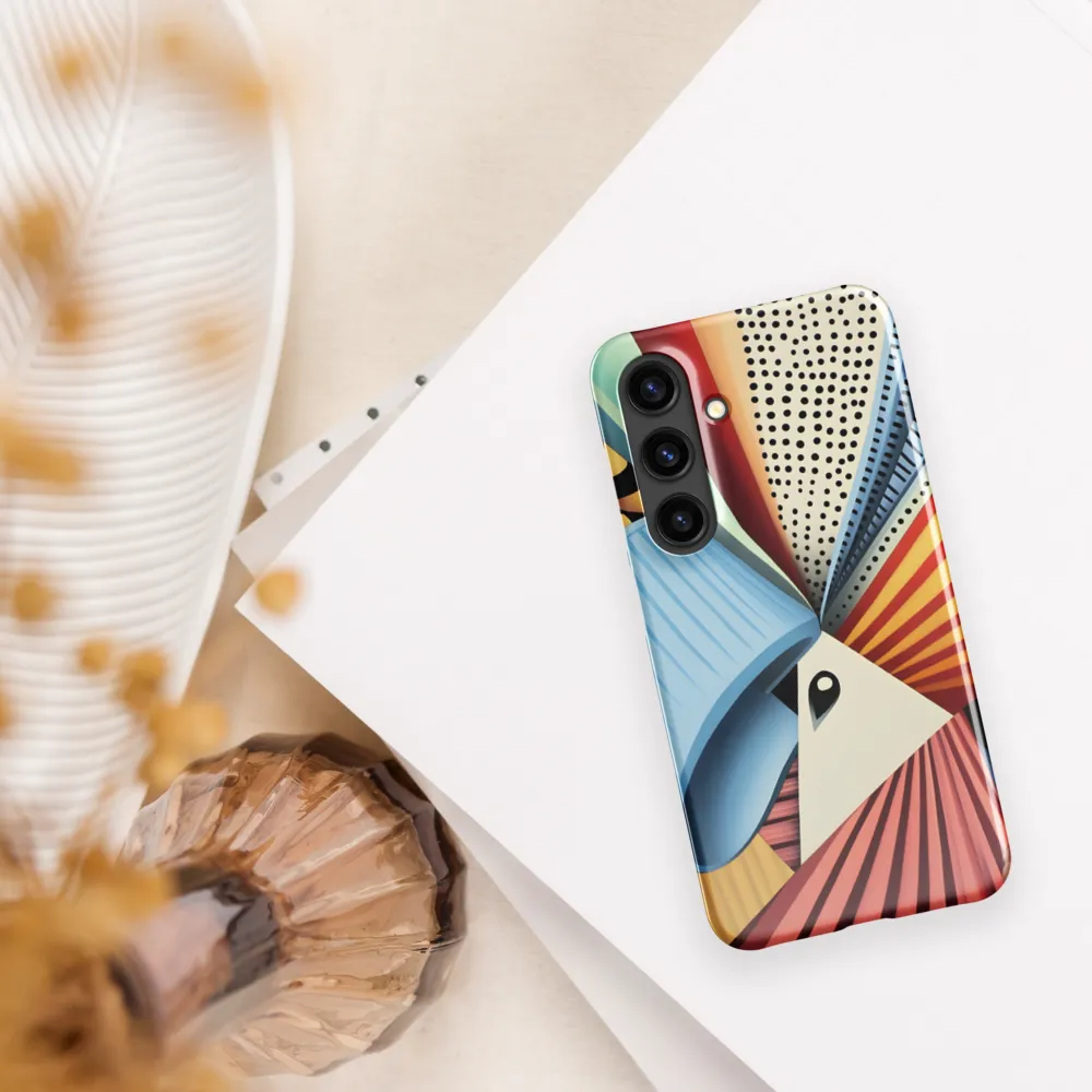 Symphony of Shapes | Phone Case |  S24 | Snap Case | Glossy