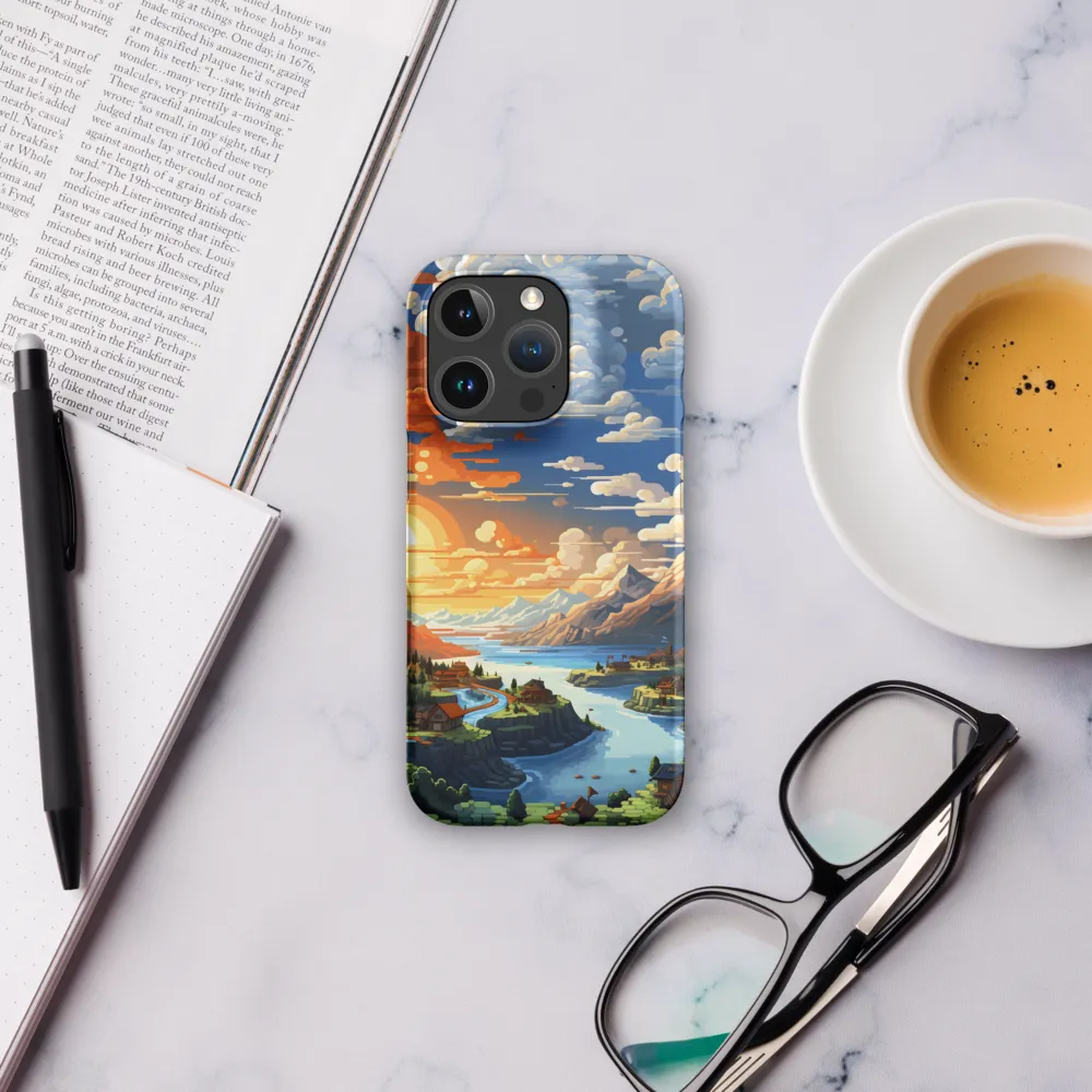Tranquil Sunset Over Serene Landscape | Phone Case |  16 Pro | Snap Case | Matte