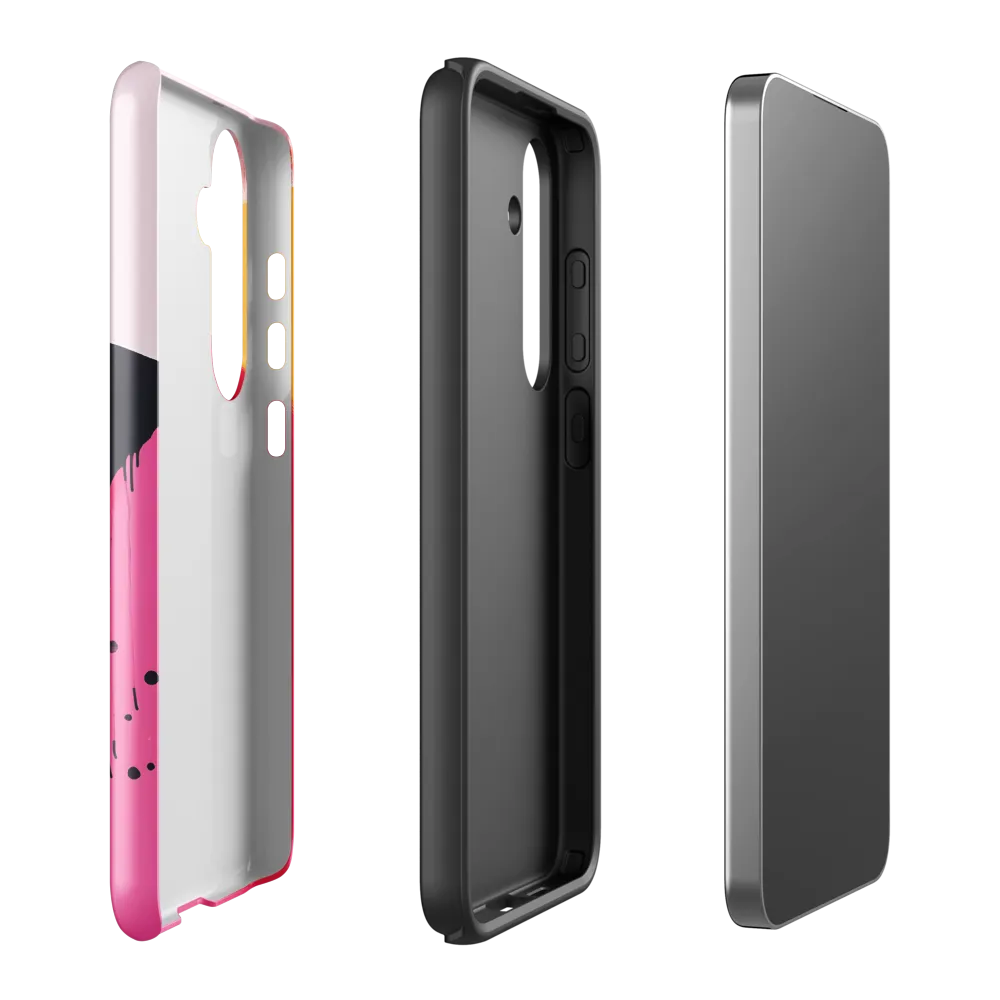 Magenta Sweep — Study in Drips and Fields