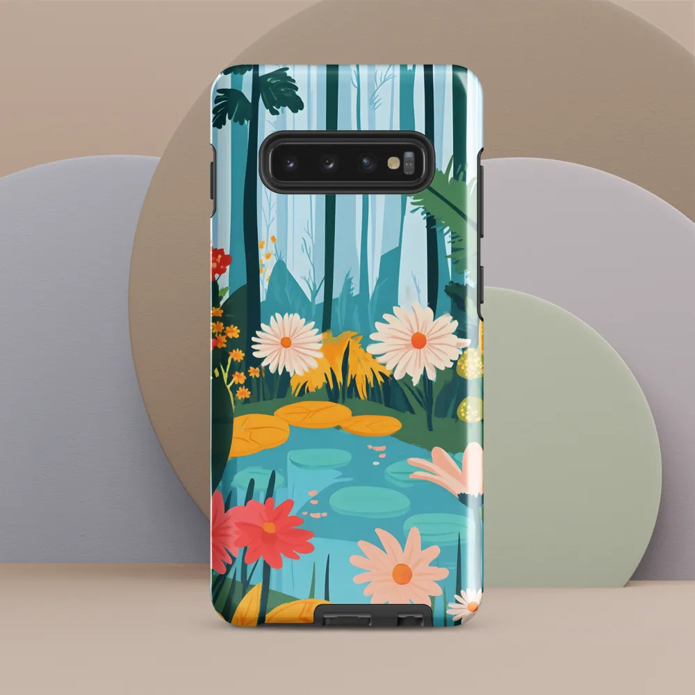 Serenity in Bloom | Phone Case |  S10 Plus | Tough Case | Glossy