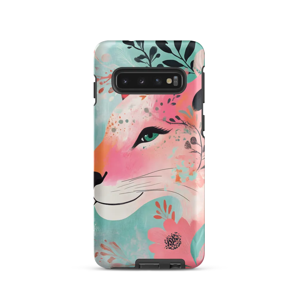 Whimsical Majesty: A Floral Lion