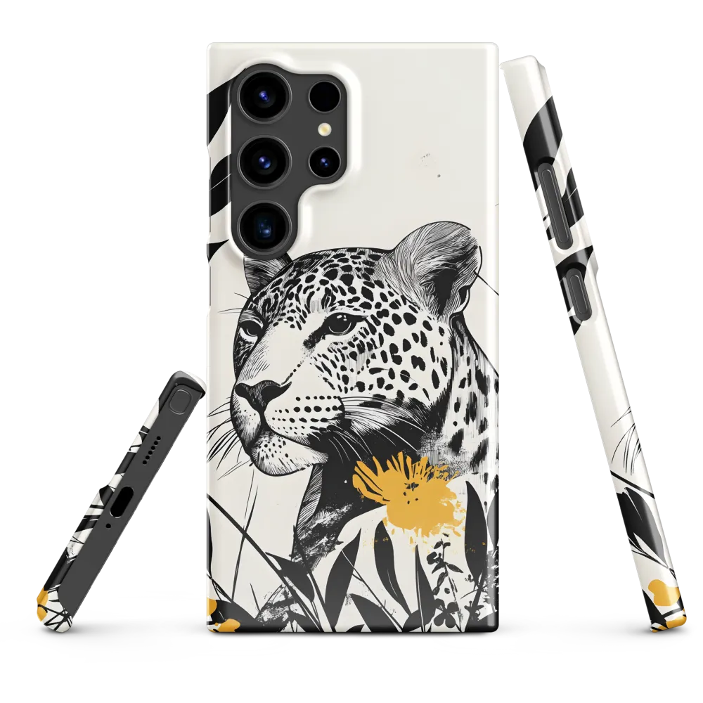 Majestic Leopard Amongst Flora