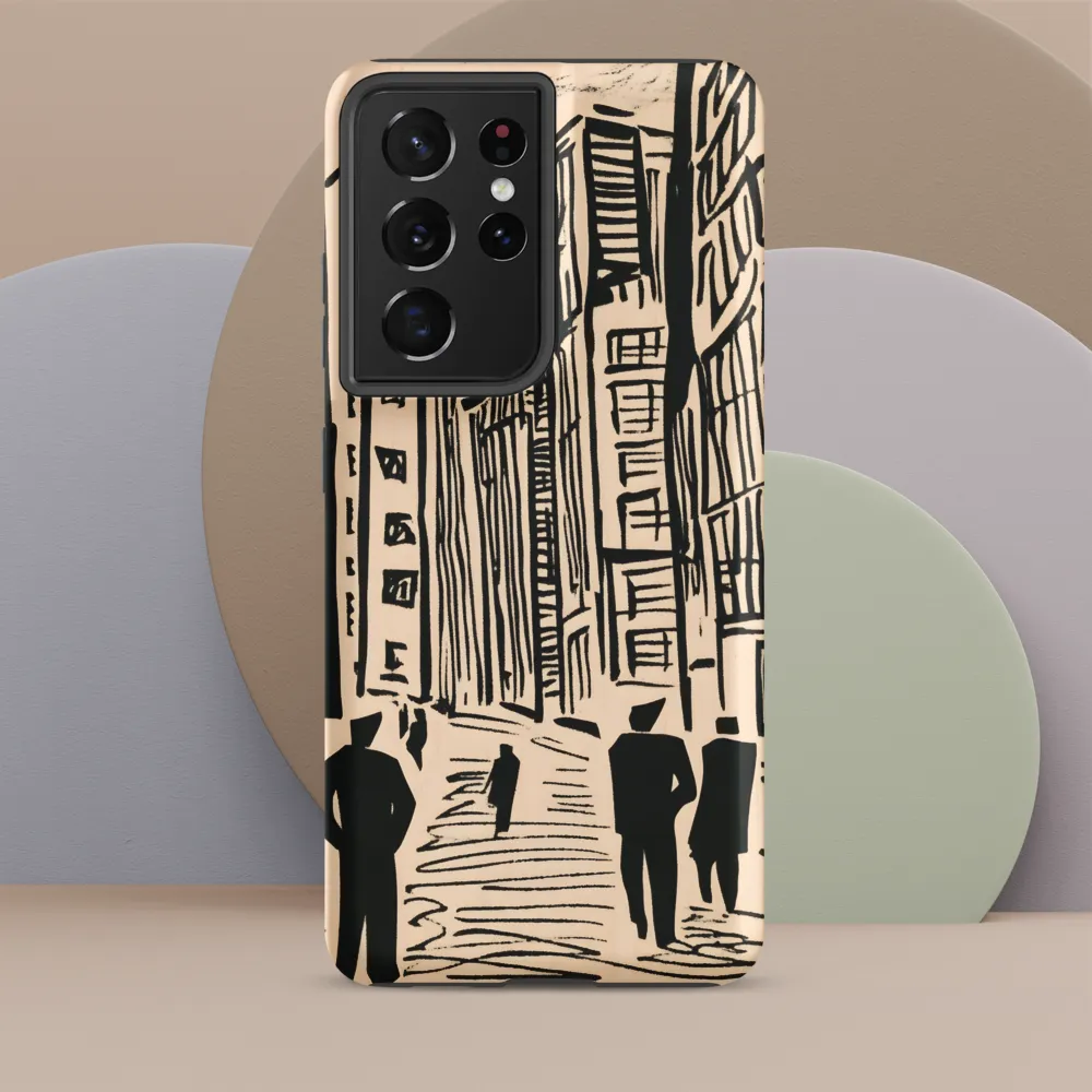 Echoes of Urban Life | Phone Case |  S21 Ultra | Tough Case | Matte