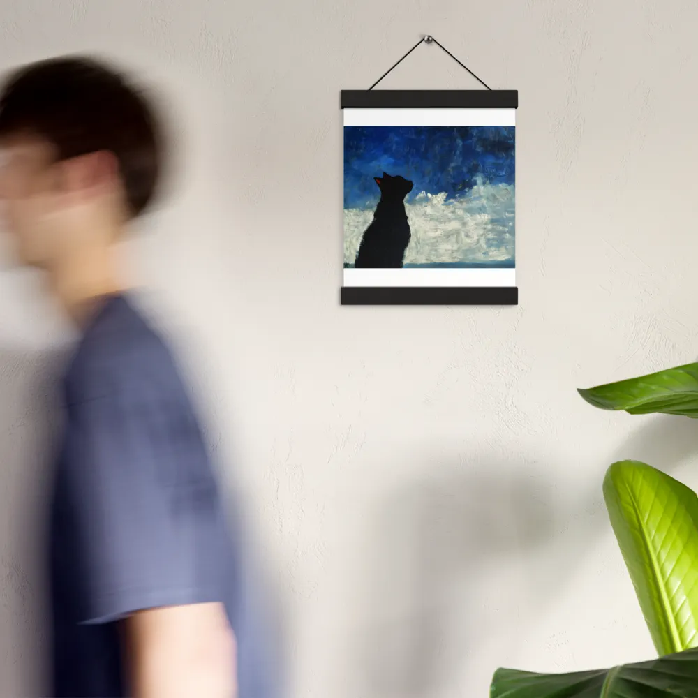 Serenade of the Night | Poster With Black Wood Hanger | 8″×10″