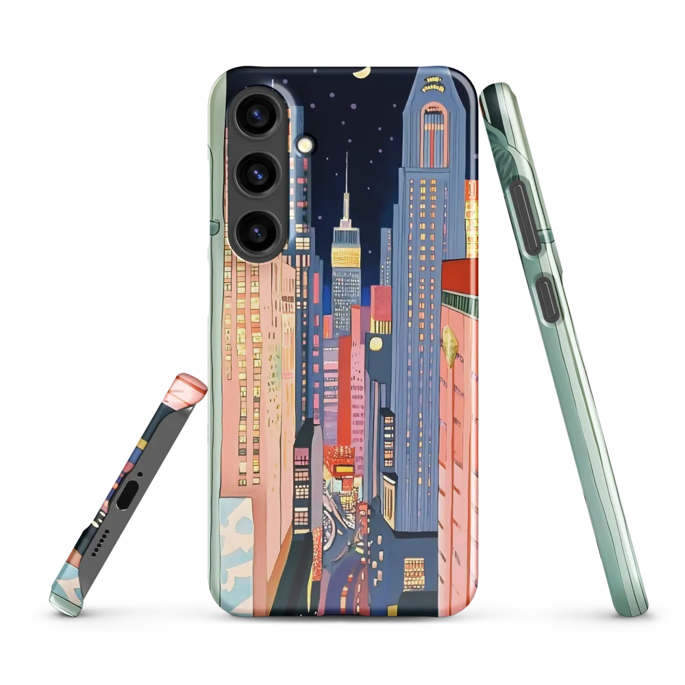 Urban Dreamscape: A Pop Art Night | Phone Case |  S24 Plus | Snap Case | Glossy
