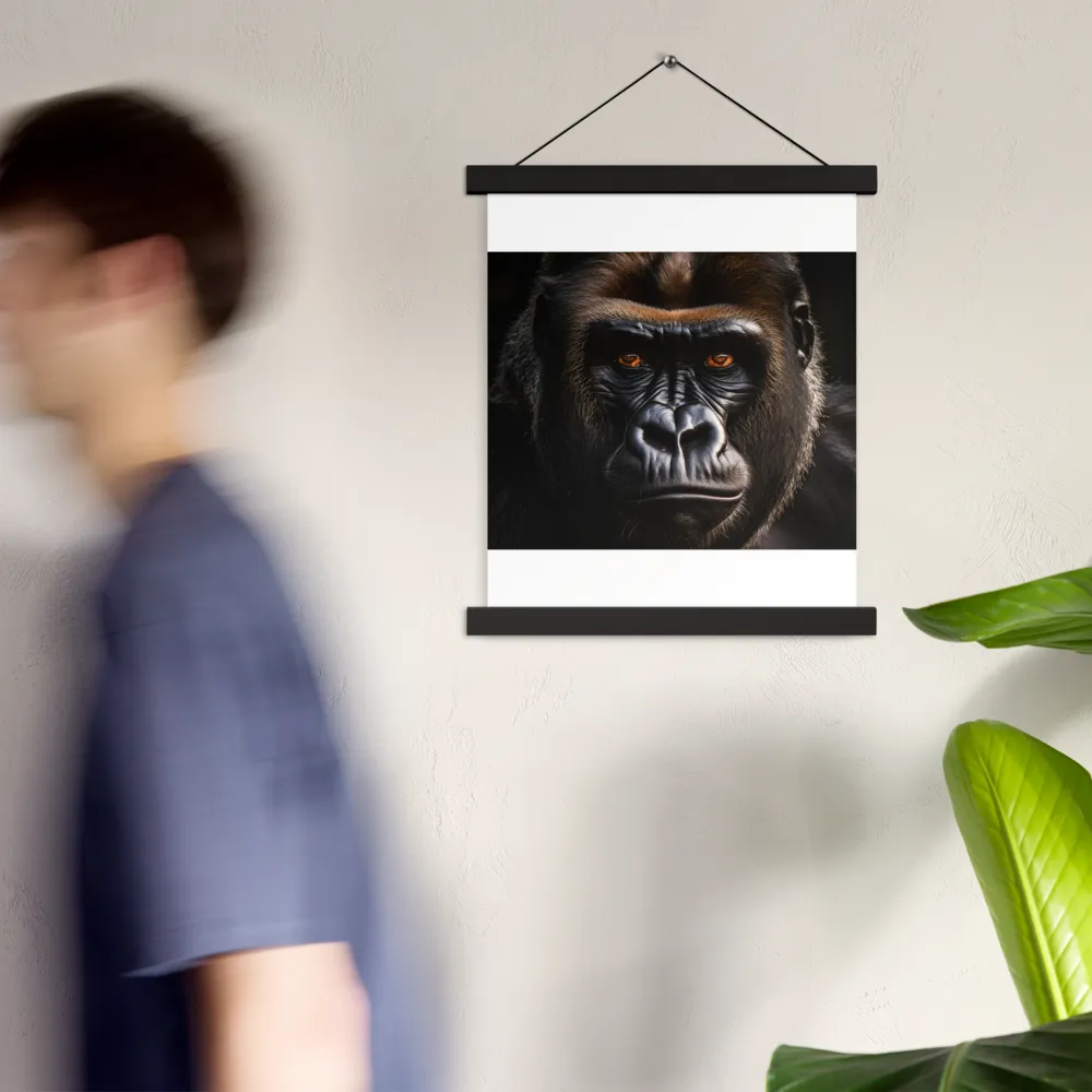 Majestic Gaze | Poster With Black Wood Hanger | 11″×14″