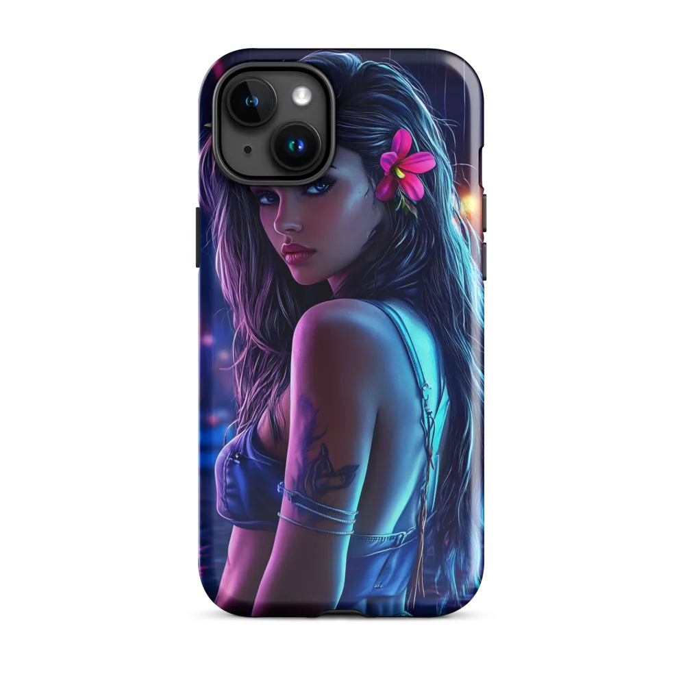 Neon Allure | Phone Case |  15 Plus | Tough Case | Glossy