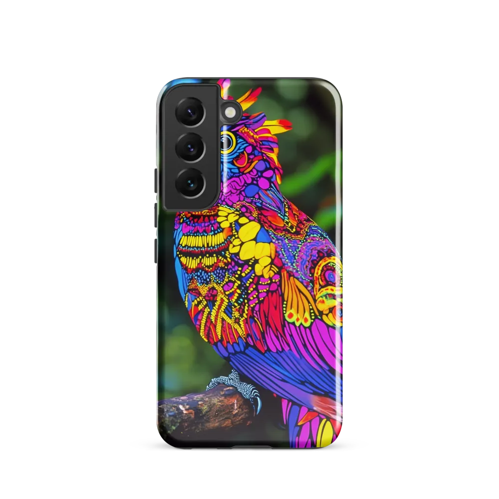 Vibrant Psychedelic Parrot