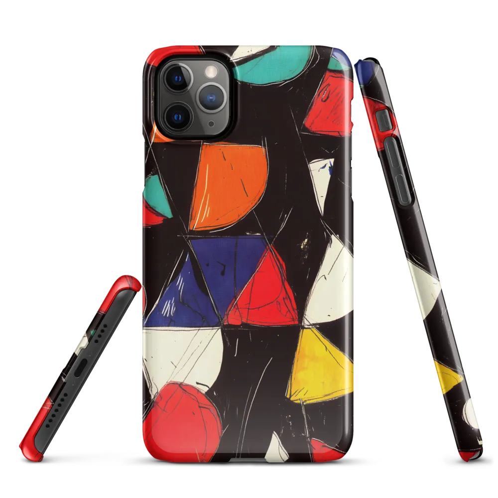 Vibrant Geometric Symphony | Phone Case |  11 Pro Max | Snap Case | Glossy