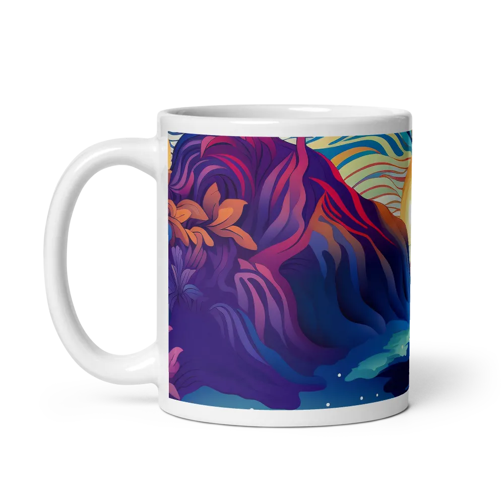 Tropical Dreamscape | Mug with White inside | 11 oz