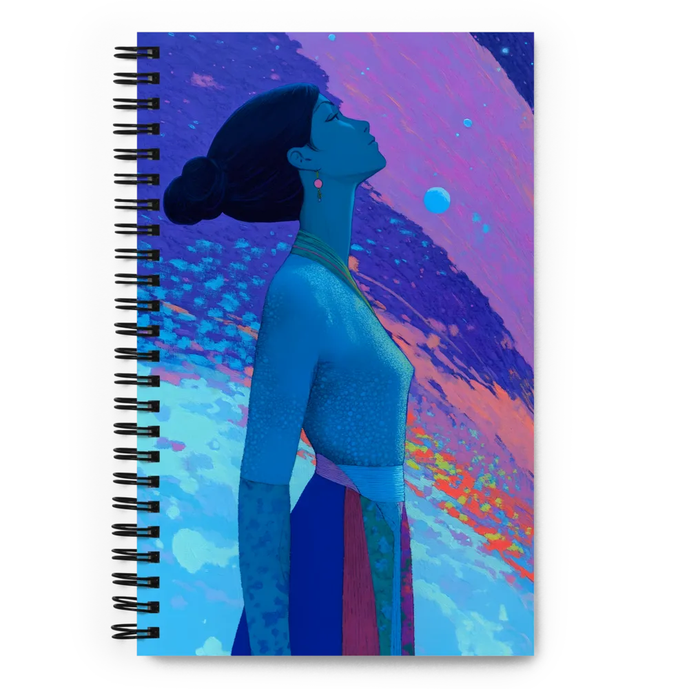 Celestial Contemplation | Spiral Notebook