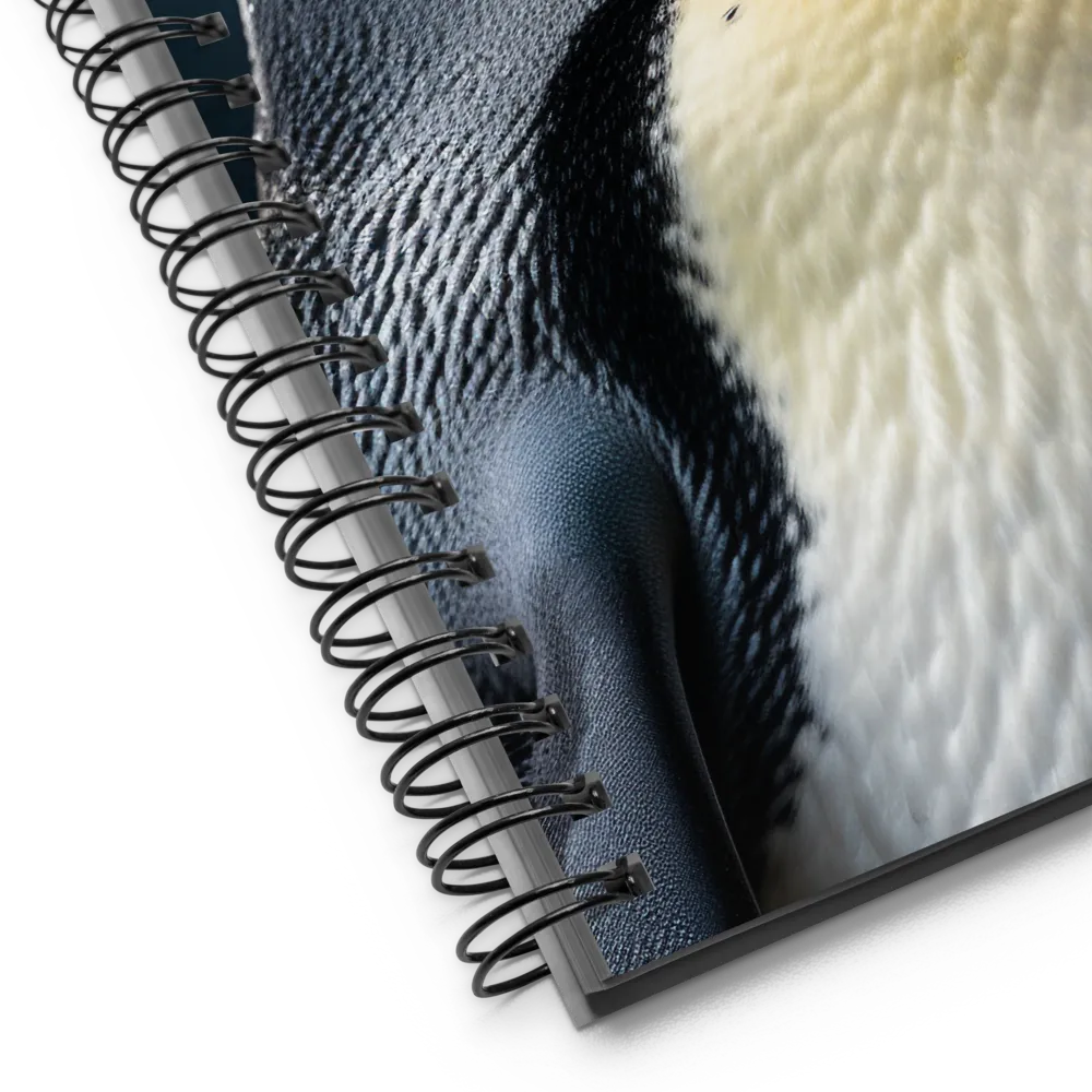 Majesty in the Snow: A Portrait of the Emperor Penguin | Spiral Notebook