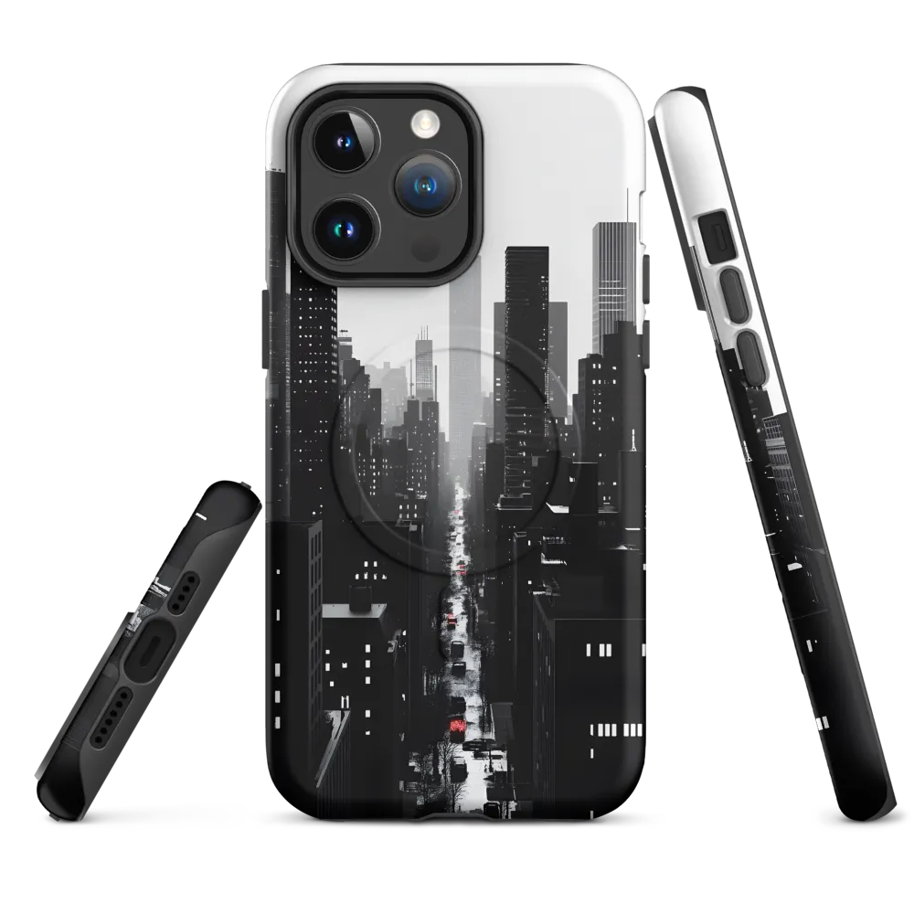 Urban Essence in Monochrome | Phone Case |  14 Pro Max | MagSafe® Tough Case | Matte