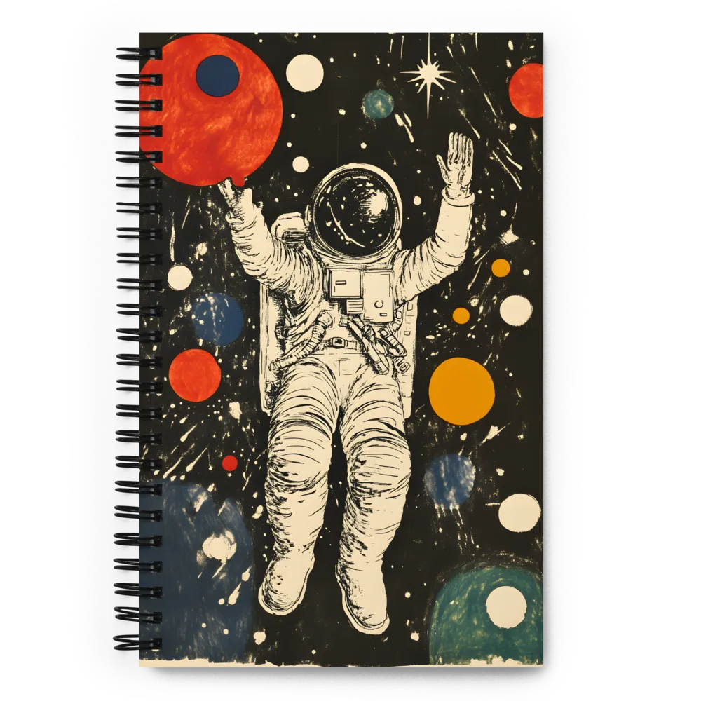 Floating in the Cosmos | Spiral Notebook