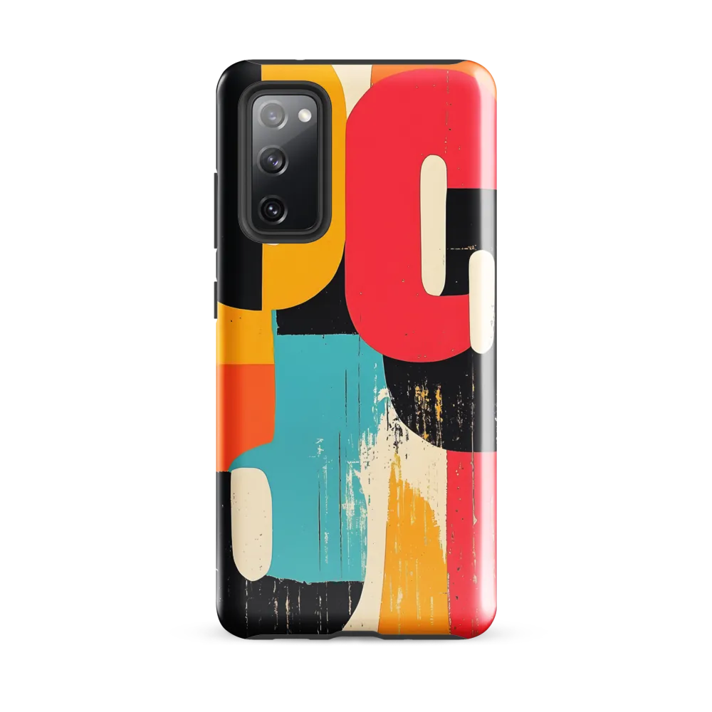 Colorful Curves: Numbers in Harmony | Phone Case |  S20 FE | Tough Case | Glossy