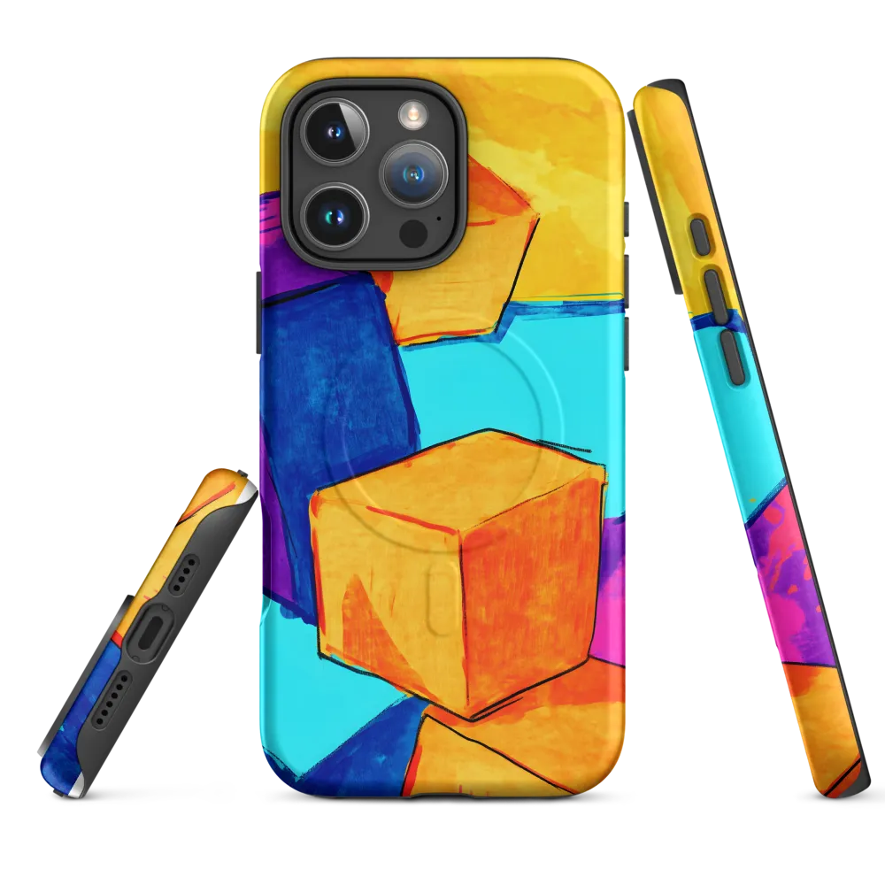 Playful Cubes in Vibrant Harmony