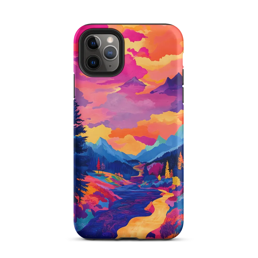 Radiant Serenity: A Surreal Landscape | Phone Case |  11 Pro Max | Tough Case | Matte