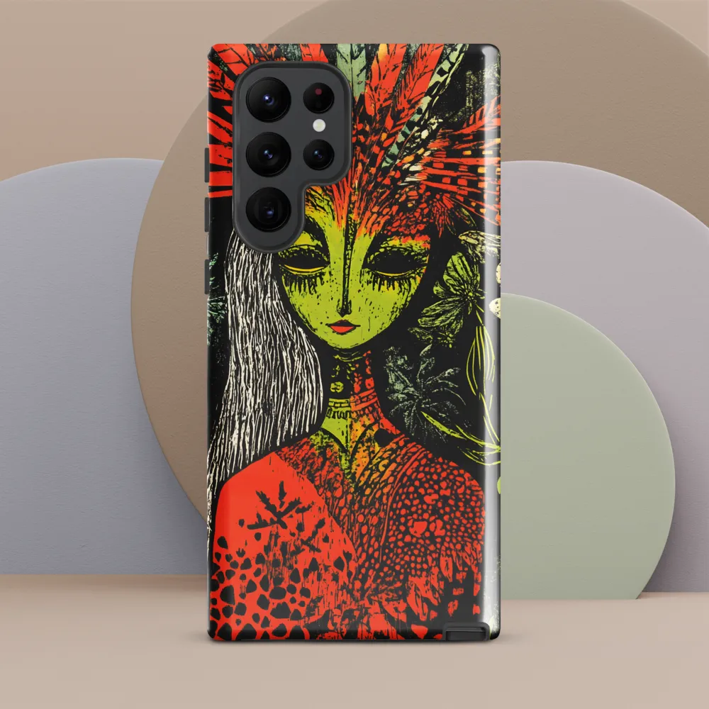 Mystical Flora: A Surreal Portrait