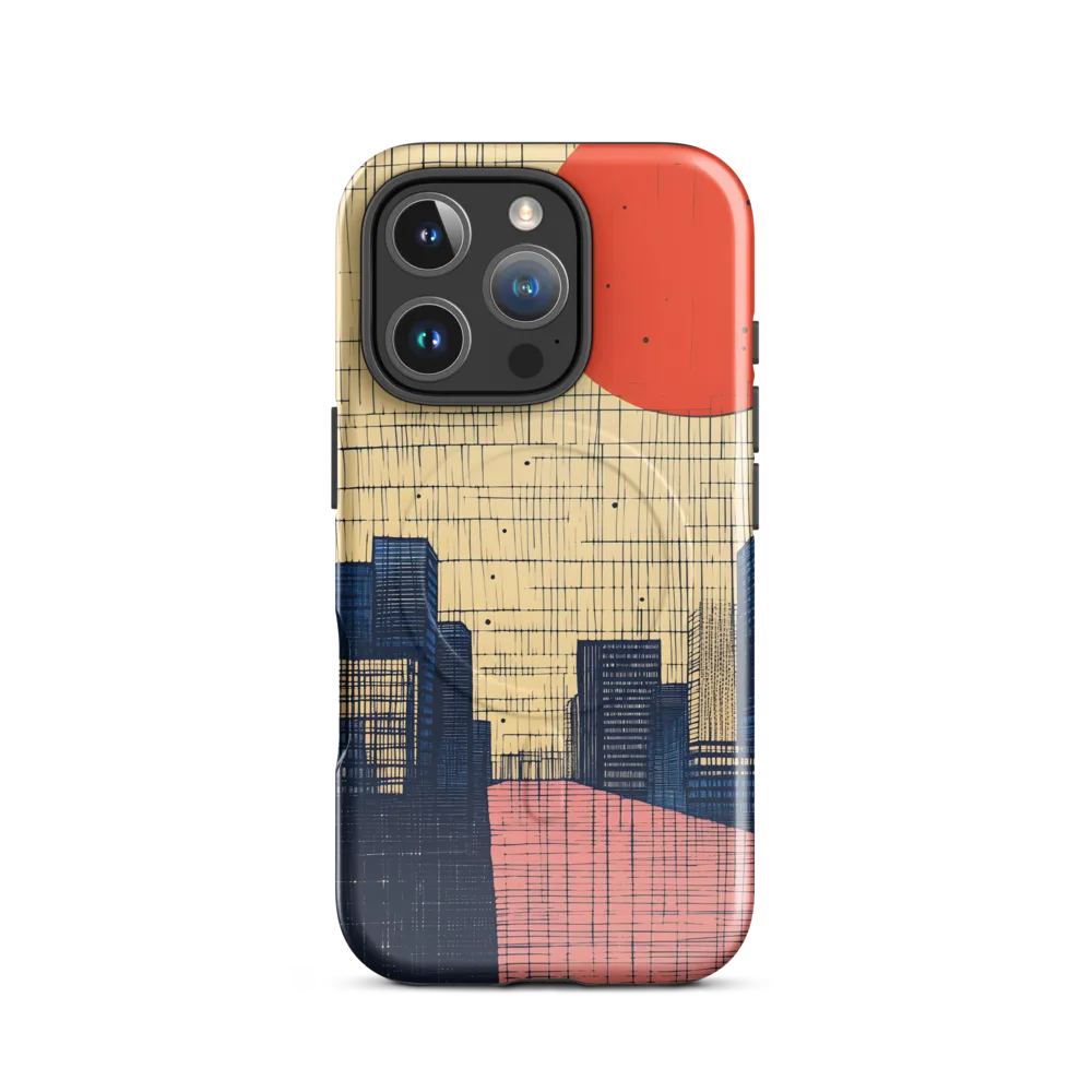 Urban Echoes: A Minimalist Cityscape