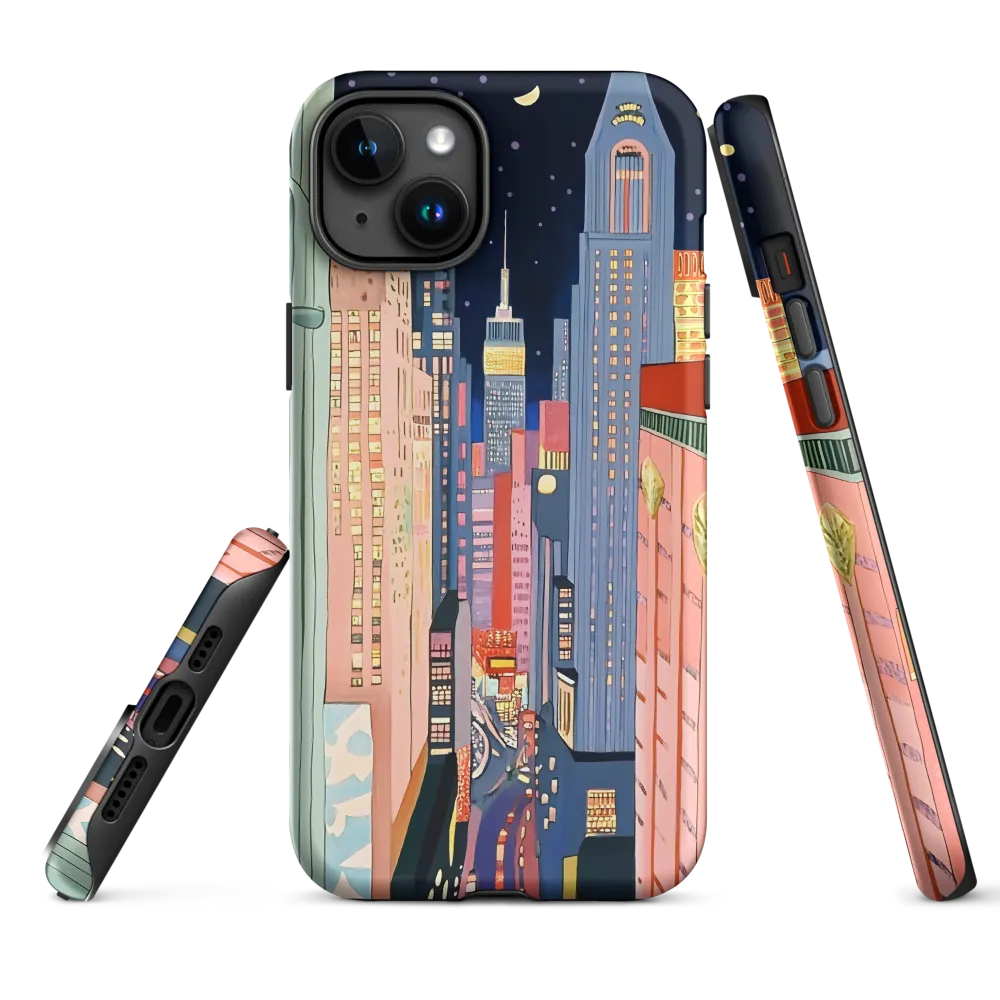 Urban Dreamscape: A Pop Art Night | Phone Case |  15 Plus | Tough Case | Matte